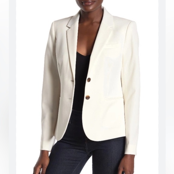 J. Crew Jackets & Blazers - NEW • J. Crew • Women’s Schoolboy Blazer Ivory / White Double Front Button